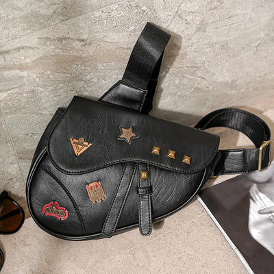 ALR™ Rivet Badge Crossbody Bag