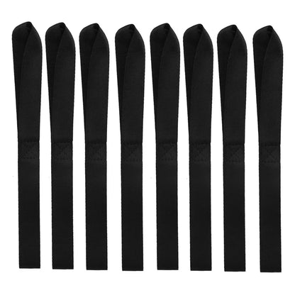 Motorcycle Tie-Down Straps - 8 Pack 13x1 inch Soft Loop Tie-Down Strap