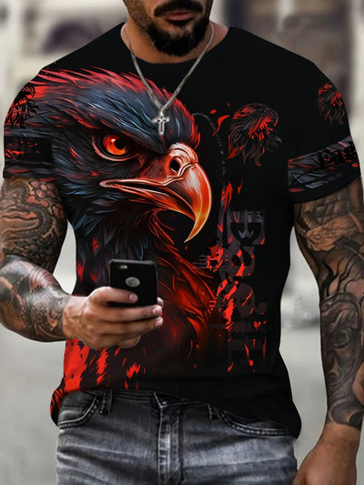 Alr™ Eagle Print Men's Short Sleeve T-Shirt