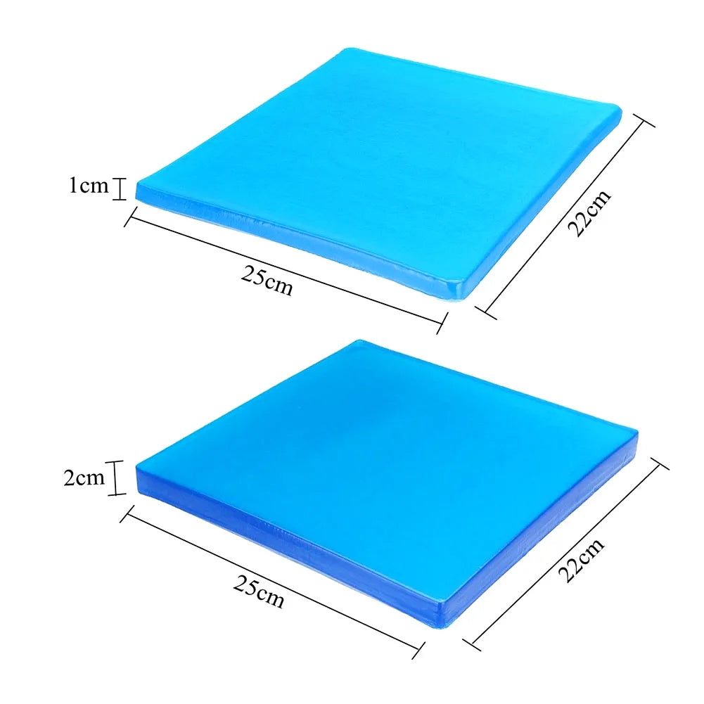 Motorcycle Gel Seat Cushion - Shock Absorbing Comfort Pad