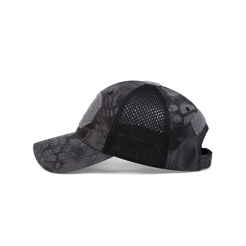 Alr™ Skull Punisher Adjustable Snapback Baseball Cap, Camo/Gray