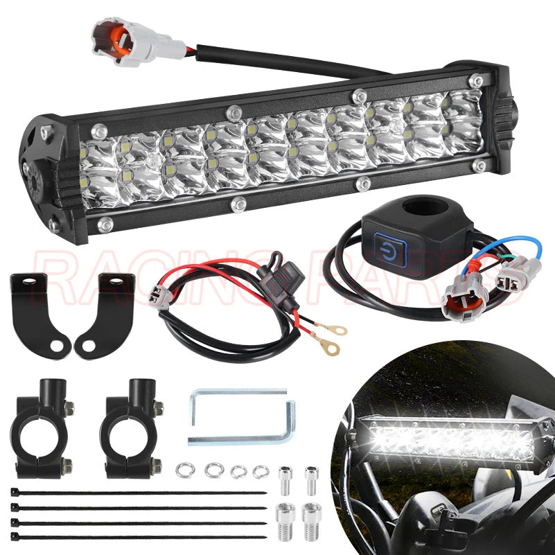 Motorcycle LED Lights - Light Bar Headlight Kit Dirt