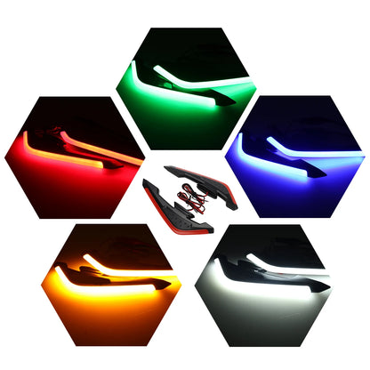 Motorcycle LED Lights - Front Side Spoiler Wing