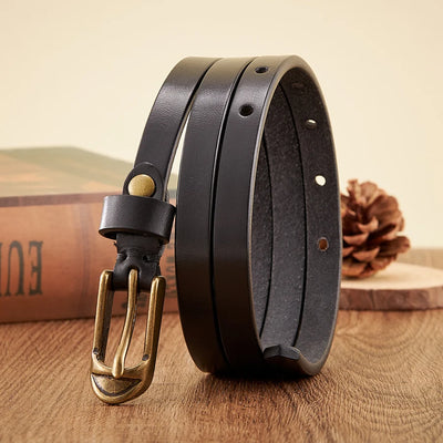 ALR™  Copper Pin Buckle Leather Belt