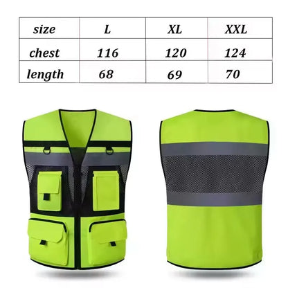 High Visibility Reflective Vest - Safety Vest In Mens Tank Tops High V