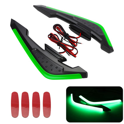 Motorcycle LED Lights - Front Side Spoiler Wing