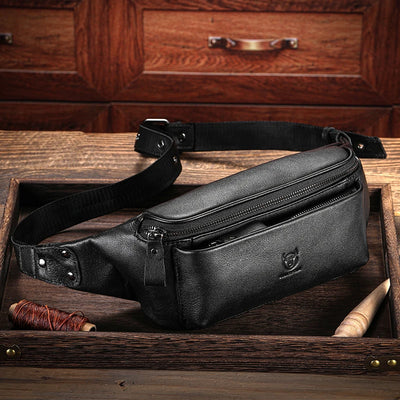 ALR™ Men's Genuine Leather Waist Bag