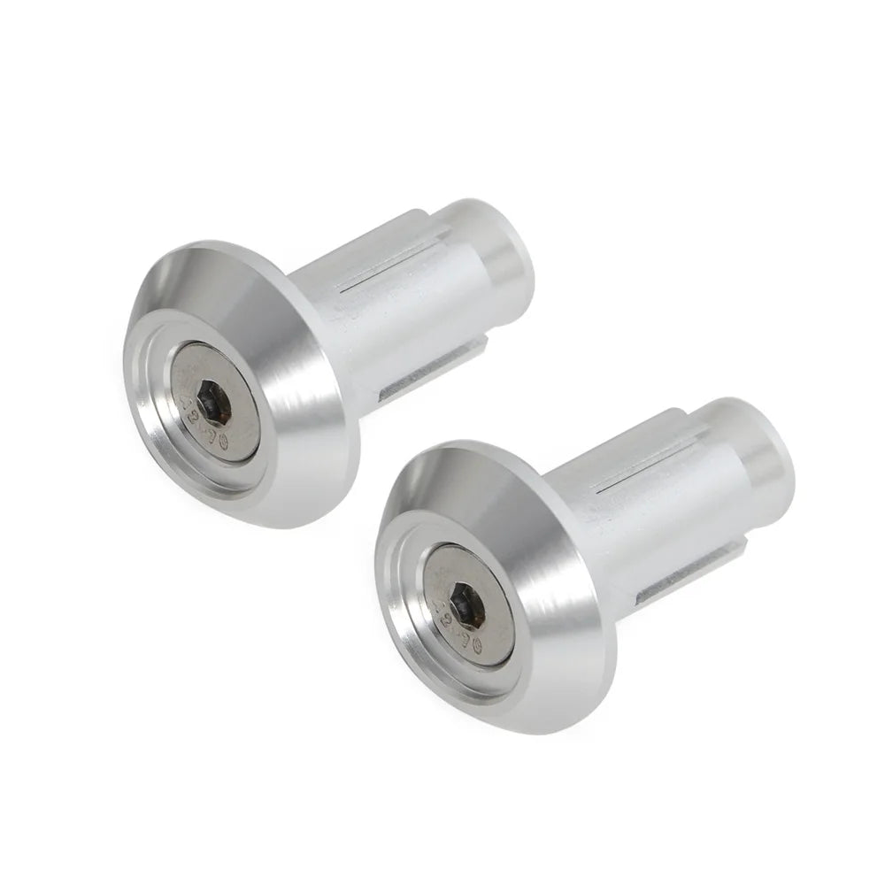 22mm 7/8" Handlebar Grips Cap Plugs Bar End Motorcycle For Yamaha Honda KTM Husq