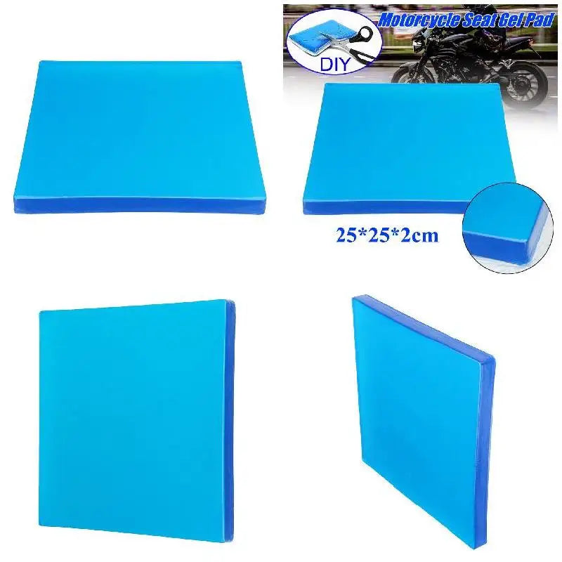 Motorcycle Gel Seat Cushion - Shock Absorbing Comfort Pad