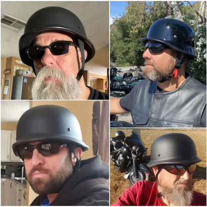 Motorcycle Helmet - Half Electric Vehicle Riding Cruiser
