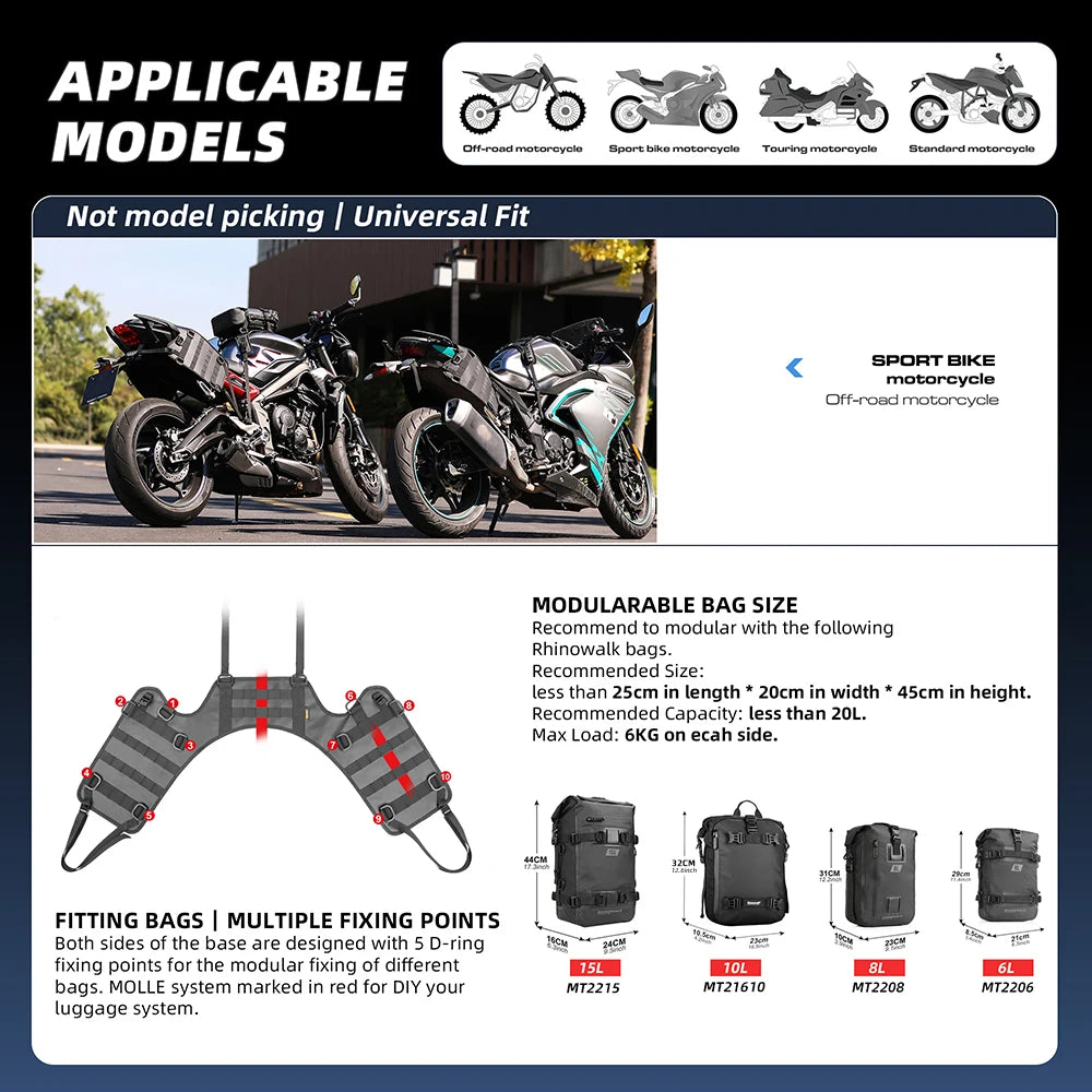 Alr™ Motorcycle Side Bag Set