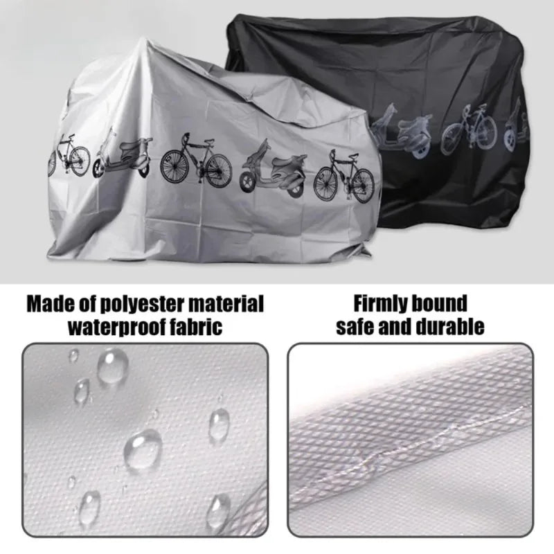 Waterproof Motorcycle Cover - Bicycle Gear Raincover Outdoor Sunscreen