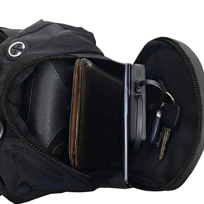 Leather Motorcycle Bag - Drop Leg Waterproof Thigh Waist