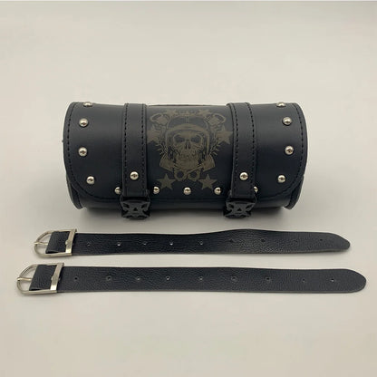 Leather Motorcycle Bag - Universal Side Saddlebag PU Storage