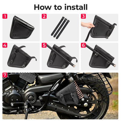 ALR™ Motorcycle Saddlebag Swingarm Bag