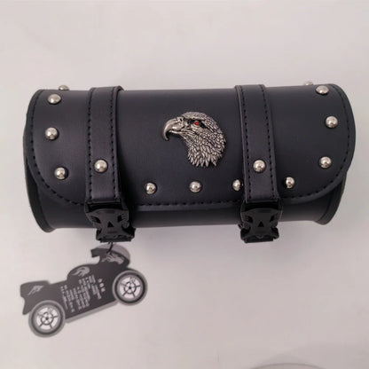 Leather Motorcycle Bag - Universal Side Saddlebag PU Storage