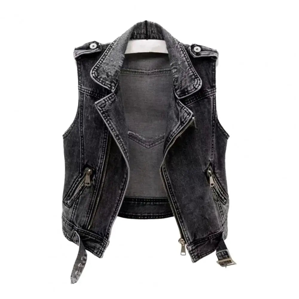 Alr™ Women's Slim Fit Denim Vest – Punk Rock Style