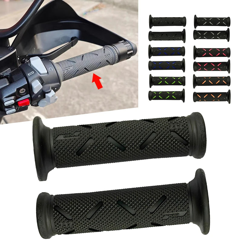 22MM Universal Motorcycle Handlebar Motorbike Grips Rubber Modification Accessories Moto Handles For Honda Suzuki