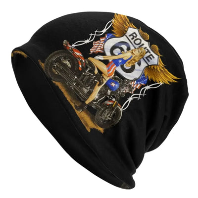 Alr™ Route 66 Motorcycle Cruise Beanie Cap