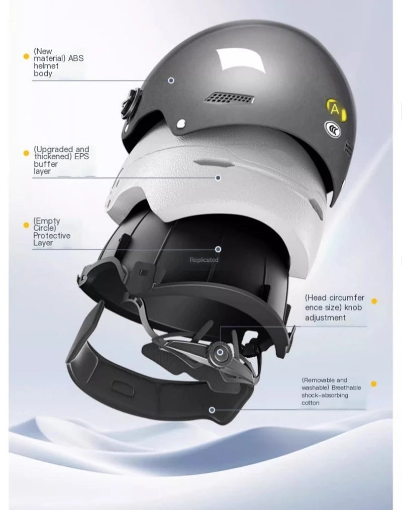 Motorcycle Helmet - Electric Half