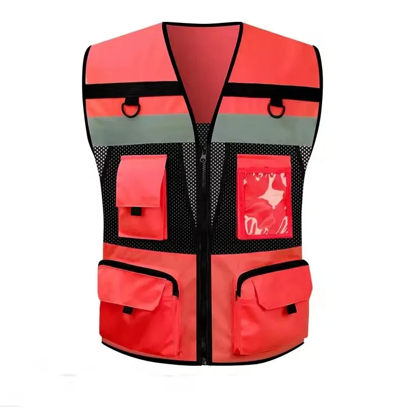 High Visibility Reflective Vest - Safety Vest In Mens Tank Tops High V