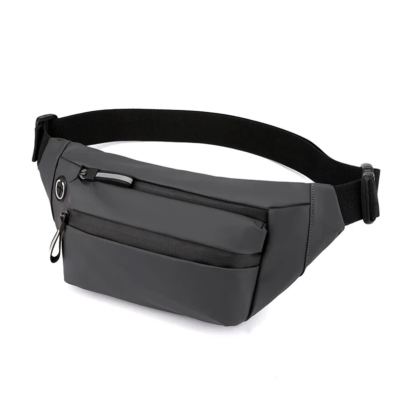 ALR™ Men’s Black Waterproof Outdoor Waist Bag