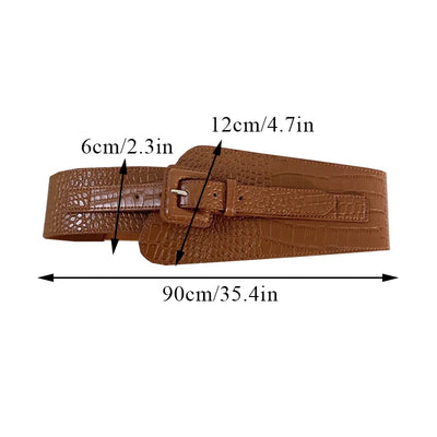 ALR™ Lady Crocodile PU Leather Belt