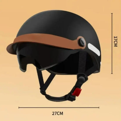 Motorcycle Helmet - Vintage Ultra Light Electric Bicycle