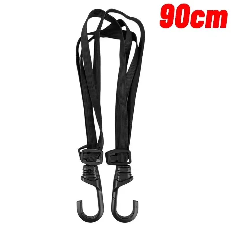 Motorcycle Tie-Down Straps - Universal Elastic Strap with Hooks 4-Claw