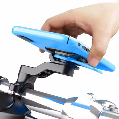 Motorcycle Phone Holder - Handlebar Rotatable Bicycle Bracket Security
