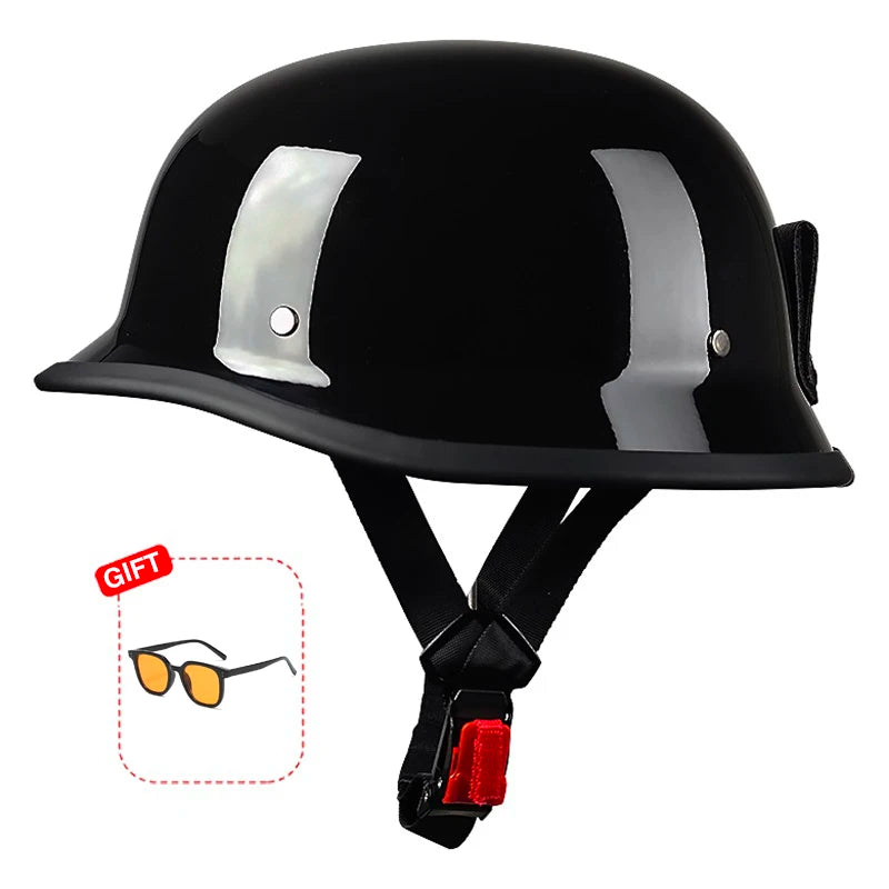Motorcycle Helmet - Half Electric Vehicle Riding Cruiser