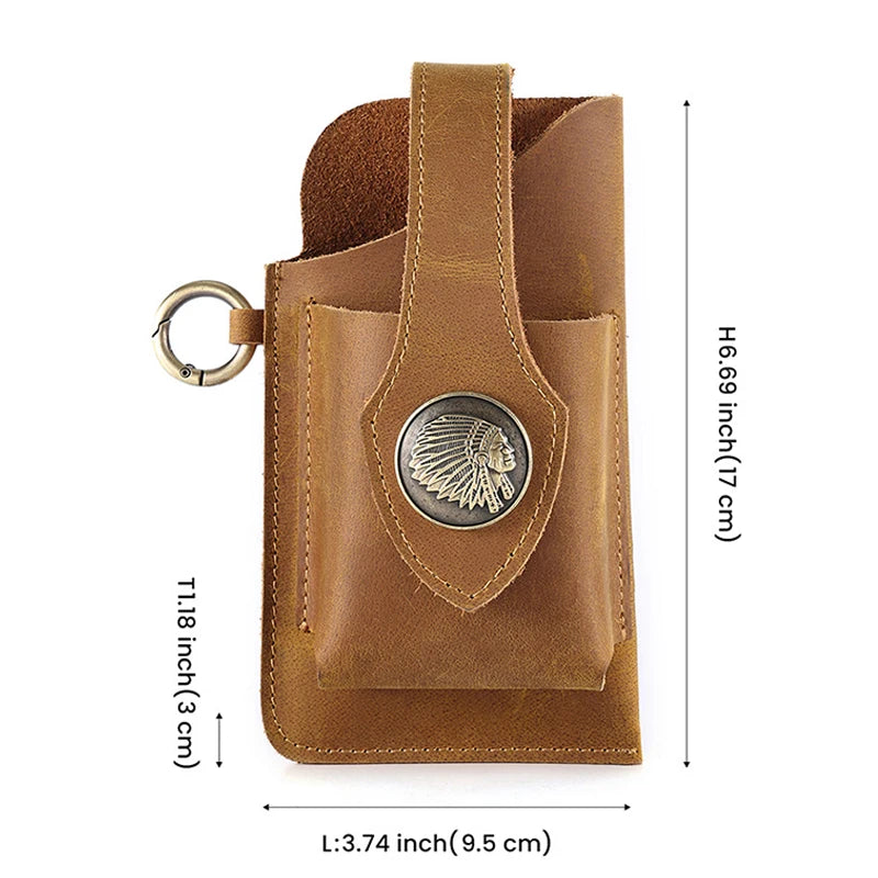 ALR™ Men’s Genuine Leather Waist Bag