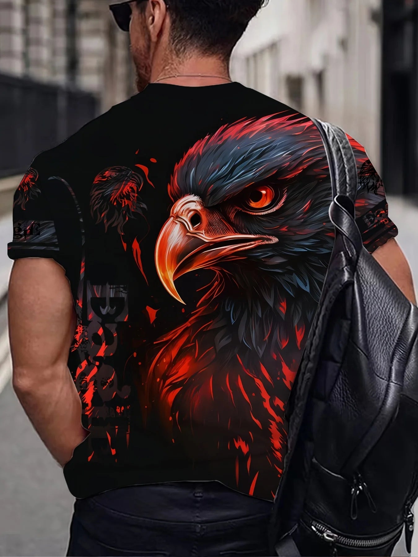 Alr™ Eagle Print Men's Short Sleeve T-Shirt