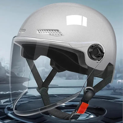 Motorcycle Helmet - Electric Half