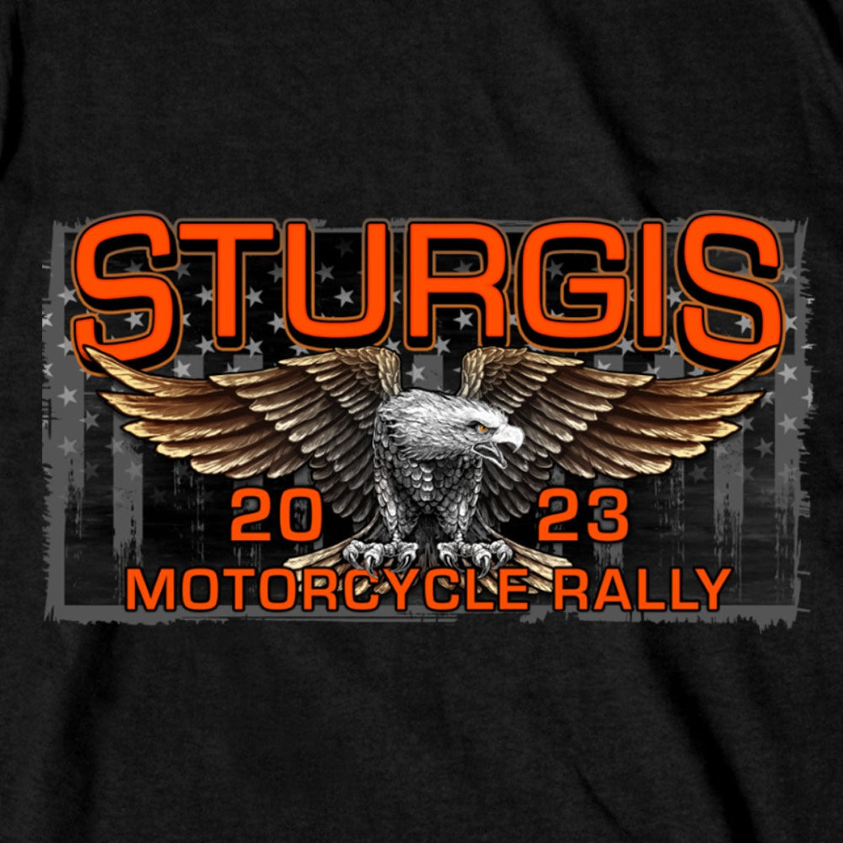 Hot Leathers Sturgis 2023 Men's Main Street T-Shirt