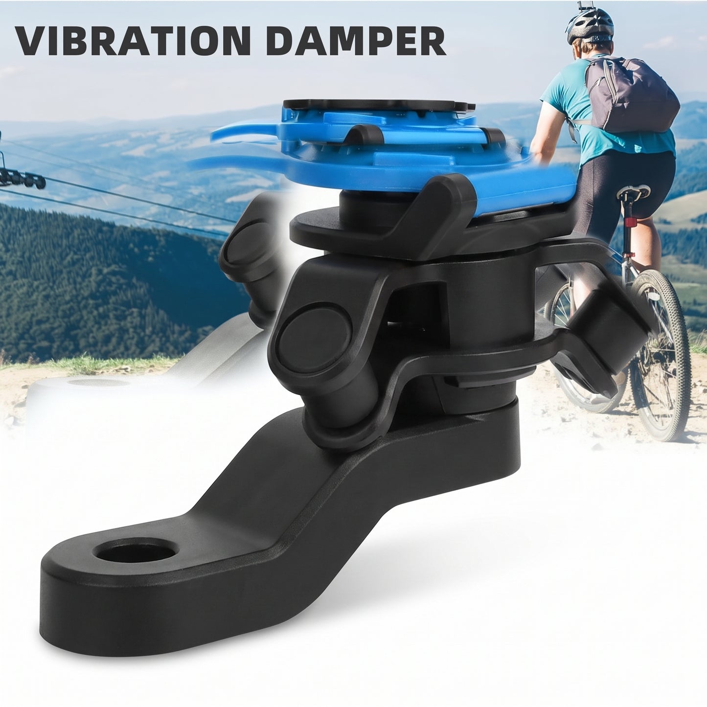 Motorcycle Phone Holder - Universal Smartphone Mount with Vibration Sh
