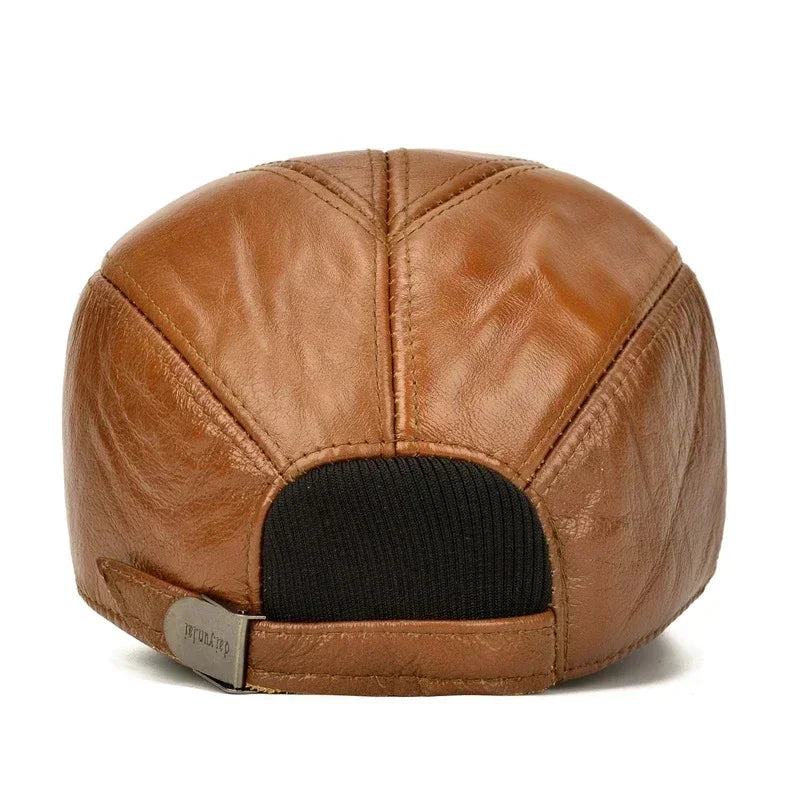 ALR™ Men’s Cowhide Leather Earlap Cap