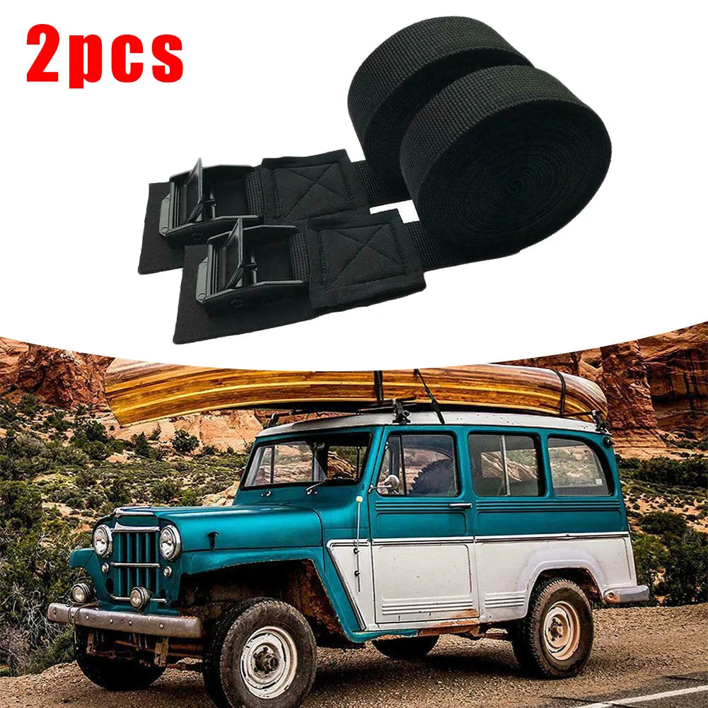 Motorcycle Tie-Down Straps - 5m Buckle Tie Down Belt