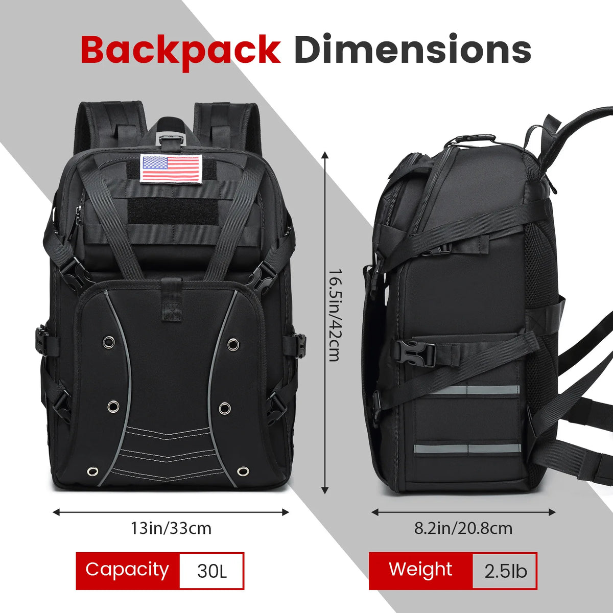 Alr™ Rugged Motorcycle Helmet Backpack