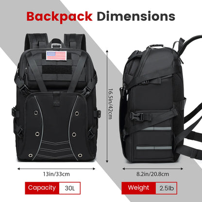 Alr™ Rugged Motorcycle Helmet Backpack