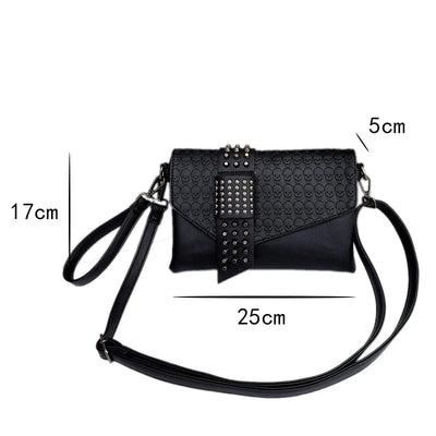 ALR™ Vintage Skull Printing Women’s Flap Shoulder Bag