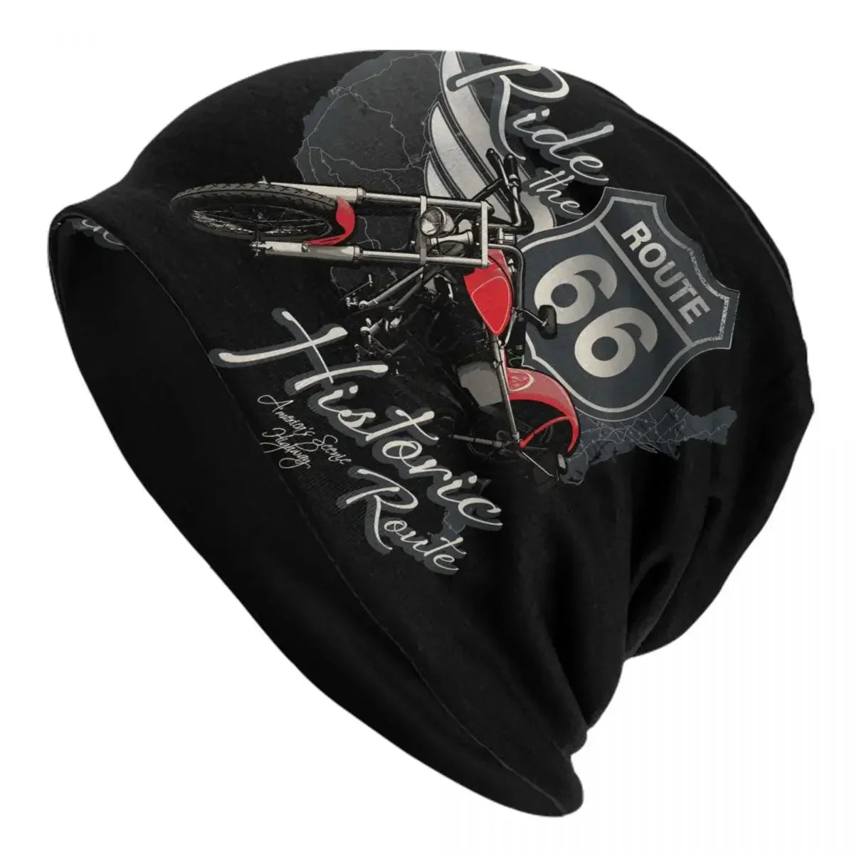 Alr™ Route 66 Motorcycle Cruise Beanie Cap