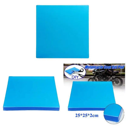 Motorcycle Gel Seat Cushion - Shock Absorbing Comfort Pad