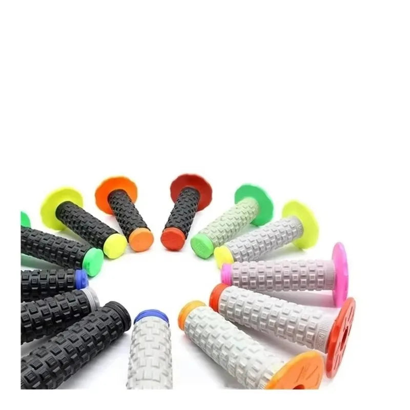 Motorcycle Grips Handle Non Slip Rubber Handlebar Grips Universal Motorbike Dirt