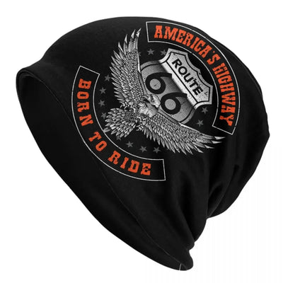 Alr™ Route 66 Motorcycle Cruise Beanie Cap