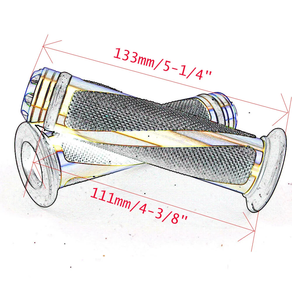 7/8 "22mm Universal Motorcycle Handle Handlebar Hand Bar Grip Handle Grip For Kawasaki Honda