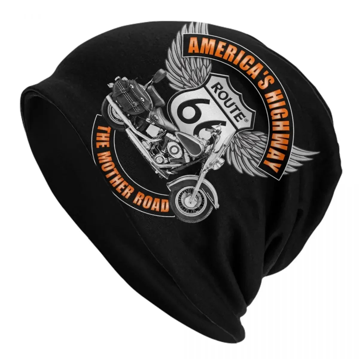 Alr™ Route 66 Motorcycle Cruise Beanie Cap