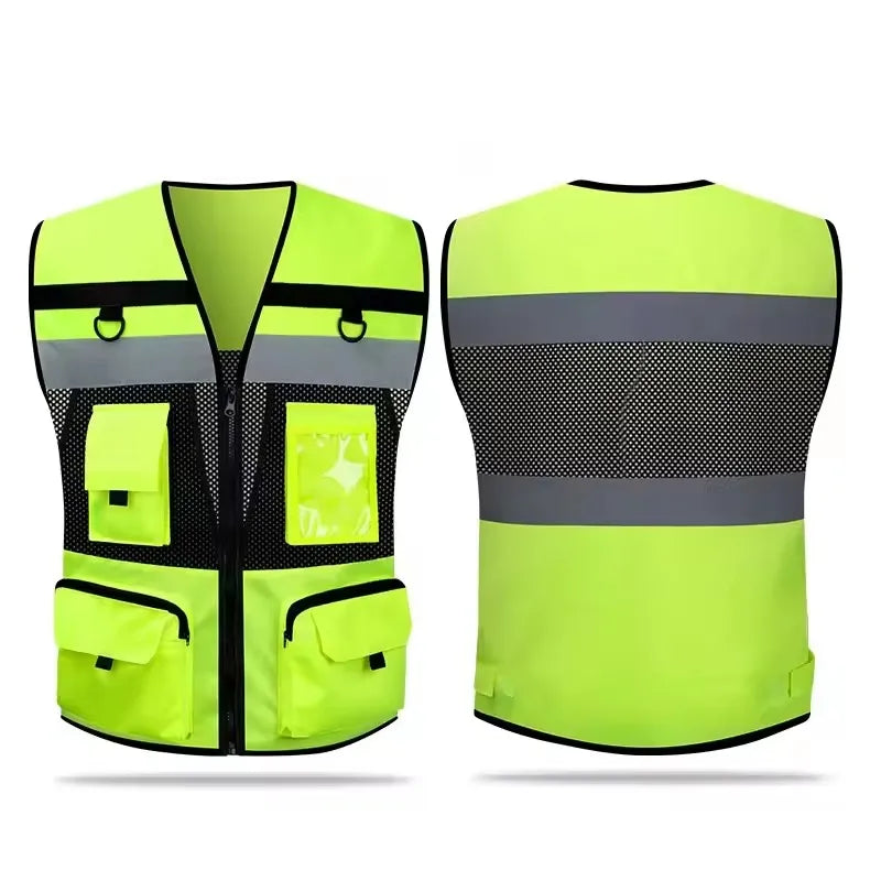 High Visibility Reflective Vest - Safety Vest In Mens Tank Tops High V