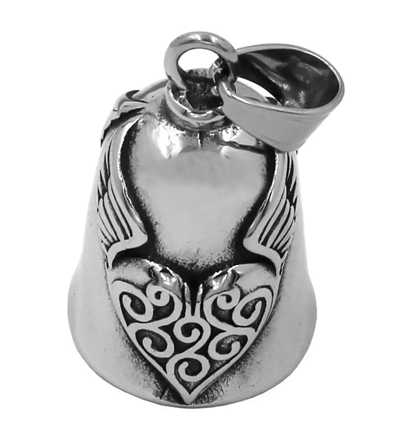 Alr™ Motorcycle Guardian Bell, Winged Heart