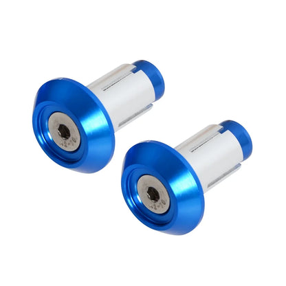 22mm 7/8" Handlebar Grips Cap Plugs Bar End Motorcycle For Yamaha Honda KTM Husq